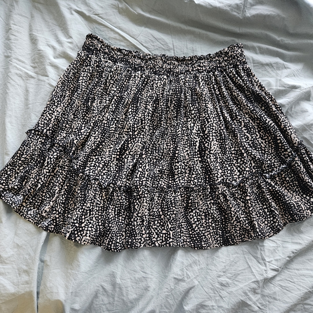 Z Supply printed skirt L stretch waist